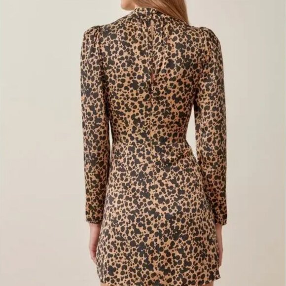 EUC Reformation Samuel 100% Silk Mini Dress - Picture 4 of 6